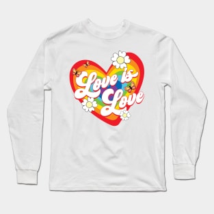 Love Is Love Gay Rainbow LGBT Gift For Men Women Lgbt Long Sleeve T-Shirt